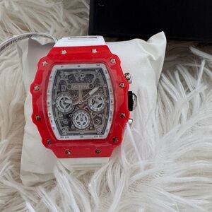 Activa by Invicta Red and White Chronograph Watch